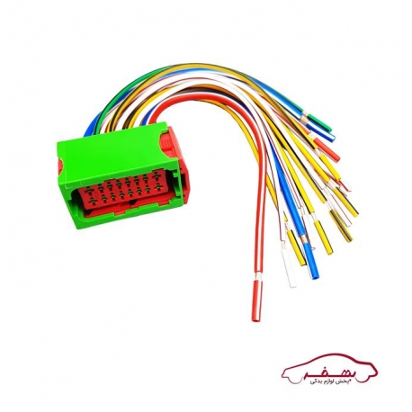 سوكت BSM سبز (16 پايه ) پژو 206 -سوكت استار - كد 5034